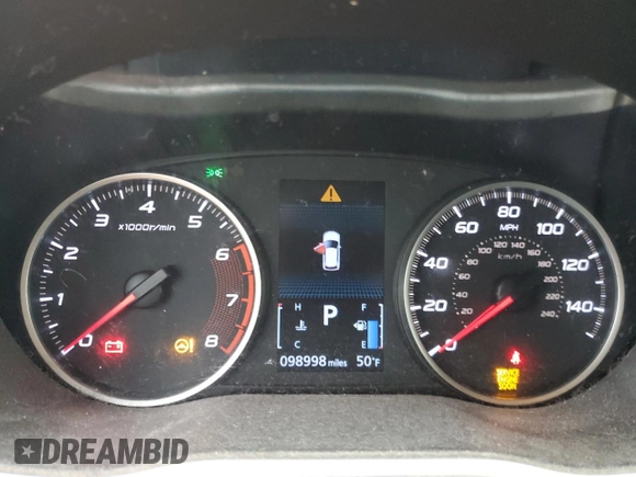 2020 Mitsubishi Eclipse Cross LE with VIN JA4AS4AA5LZ001815, listed as a Copart auction lot 42237465 with 98,998 mi miles and Salvage title. Bid and sale history available at DreamBid. Image 9.