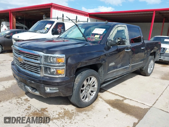 2014 Chevrolet Silverado 1500 High Country with VIN 3GCUKTEC8EG399193, listed as a IAAI auction lot 41789709 with 207,890 mi miles. Bid and sale history available at carsss.com. Image 2.