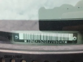 2002 Chevrolet Tahoe LT z VIN 1GNEK13Z02J103049, wystawiony jako Copart lot #52364765 z przebiegiem 216 289 mil mil oraz Szkoda całkowita • Salvage title. Historia ofert i sprzedaży dostępna na DreamBid. Obrazek 12.