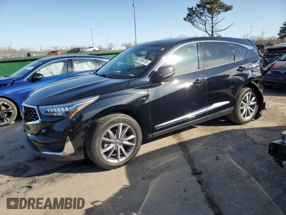 2020 Acura RDX Technology with VIN 5J8TC2H5XLL021863, listed as a Copart auction lot 51994755 with 100,432 mi miles and Salvage Title. Bid and sale history available at DreamBid. Image 1.