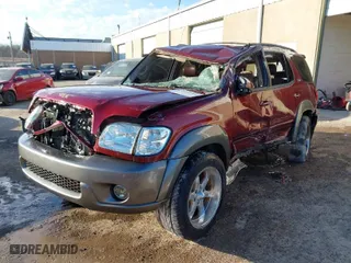 2004 Toyota Sequoia SR5 with VIN 5TDZT34A94S227998, listed as a IAAI auction lot 41154884 with 1 mi miles. Bid and sale history available at carsss.com. Image 2.