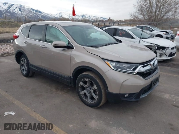 2019 Honda CR-V EX with VIN 5J6RW2H53KL019509, listed as a IAAI auction lot 41852022 with 34,969 mi miles. Bid and sale history available at carsss.com. Image 1.