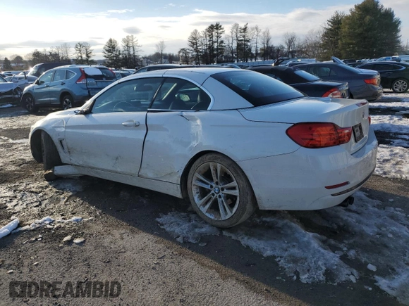 2015 BMW 4 Series 428i with VIN WBA3V7C54FP772674, listed as a Copart auction lot 88060515 with 95,980 mi miles and Salvage Title. Bid and sale history available at carsss.com. Image 2.