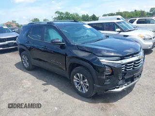2025 Chevrolet Equinox FWD LT with VIN 3GNAXHEG2SL215476, listed as a IAAI auction lot 42548045 with 13,975 mi miles and . Bid and sale history available at DreamBid. Image 1.