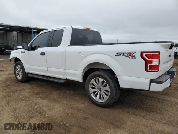 2018 Ford F-150 XL with VIN 1FTEX1EP8JKD44193, listed as a Copart auction lot 54787855 with 97,572 mi miles and Salvage Title. Bid and sale history available at DreamBid. Image 2.