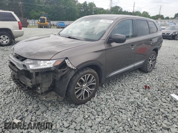 2018 Mitsubishi Outlander ES with VIN JA4AD2A30JZ026845, listed as a Copart auction lot 51948735 with 133,071 mi miles and Salvage title. Bid and sale history available at DreamBid. Image 1.