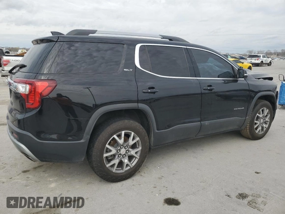 2021 GMC Acadia SLT with VIN 1GKKNMLS7MZ147596, listed as a Copart auction lot 49845235 with 34,977 mi miles and Salvage title. Bid and sale history available at DreamBid. Image 3.