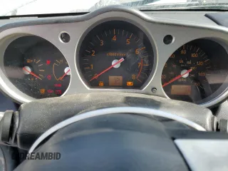 2005 Nissan 350Z Touring with VIN JN1AZ34E35M653359, listed as a Copart auction lot 52513125 with 143,940 mi miles and Salvage Title. Bid and sale history available at carsss.com. Image 9.