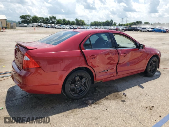 2010 Ford Fusion SE with VIN 3FAHP0HG9AR180165, listed as a Copart auction lot 62168585 with 99,706 mi miles and Salvage title. Bid and sale history available at DreamBid. Image 3.