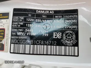 2012 Mercedes-Benz GLK 350 z VIN WDCGG8HB1CF816712, wystawiony jako Copart lot #56370585 z przebiegiem 110 392 mil mil oraz Szkoda całkowita • Salvage title. Historia ofert i sprzedaży dostępna na DreamBid. Obrazek 13.