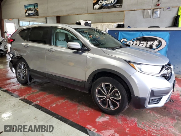 2022 Honda CR-V EX z VIN 2HKRW2H54NH618370, wystawiony jako Copart lot #55121265 z przebiegiem 97 231 mil mil oraz Szkoda całkowita • Salvage title. Historia ofert i sprzedaży dostępna na DreamBid. Obrazek 4.