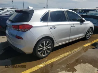 2018 Hyundai Elantra GT with VIN KMHH35LE9JU011602, listed as a Copart auction lot 75507694 with 0 mi miles and Salvage Title. Bid and sale history available at carsss.com. Image 3.