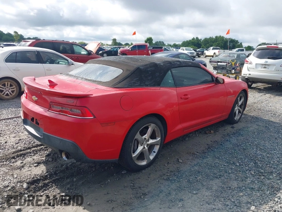 2015 Chevrolet Camaro SS z VIN 2G1FK3DJ3F9286524, wystawiony jako IAAI lot #42377528 z przebiegiem 52 174 mil mil oraz . Historia ofert i sprzedaży dostępna na DreamBid. Obrazek 4.