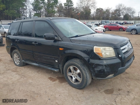 2007 Honda Pilot EX-L with VIN 5FNYF286X7B003778, listed as a IAAI auction lot 41390885 with 240,316 mi miles. Bid and sale history available at carsss.com. Image 1.