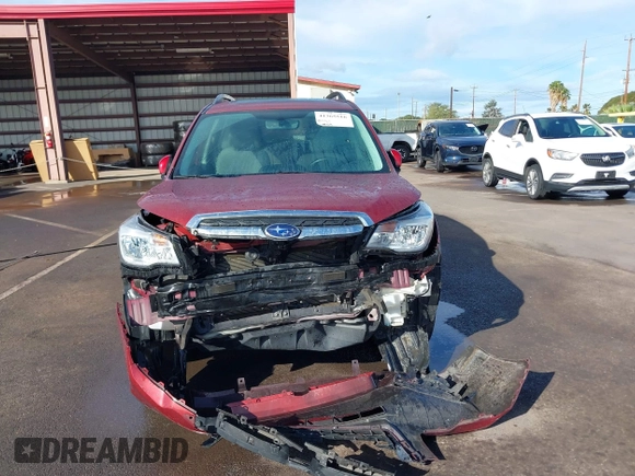 2017 Subaru Forester Premium with VIN JF2SJAEC6HG553514, listed as a IAAI auction lot 41365516 with 91,518 mi miles. Bid and sale history available at carsss.com. Image 12.