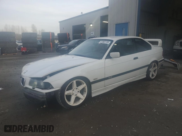 1997 BMW 3 Series 328is with VIN WBABG1326VET03587, listed as a Copart auction lot 41882135 with 231,287 mi miles and Salvage Title. Bid and sale history available at carsss.com. Image 1.