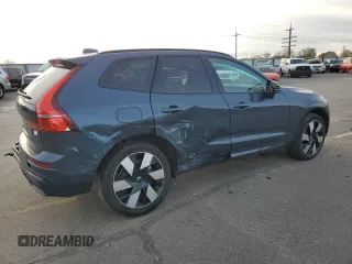 2024 Volvo XC60 Recharge Plug-In Hybrid Ultimate Dark Theme with VIN YV4H60DMXR1743817, listed as a Copart auction lot 81370944 with 5,279 mi miles and Salvage Title. Bid and sale history available at carsss.com. Image 3.