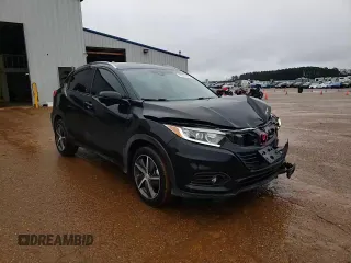 2022 Honda HR-V EX with VIN 3CZRU6H55NM710041, listed as a Copart auction lot 44987655 with 51,222 mi miles and Salvage Title. Bid and sale history available at carsss.com. Image 11.