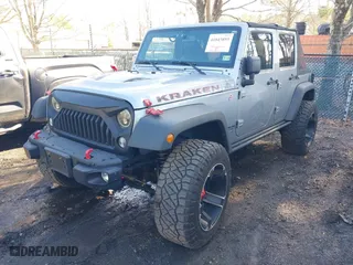 2015 Jeep Wrangler Unlimited Rubicon Hard Rock with VIN 1C4HJWFG1FL777222, listed as a IAAI auction lot 41843893 with 74,718 mi miles. Bid and sale history available at carsss.com. Image 17.
