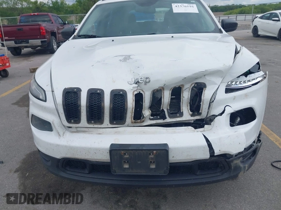 2015 Jeep Cherokee Sport z VIN 1C4PJMAB6FW773872, wystawiony jako IAAI lot #42376516 z przebiegiem 135 209 mil mil oraz . Historia ofert i sprzedaży dostępna na DreamBid. Obrazek 6.
