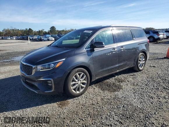 2019 Kia Sedona EX with VIN KNDMC5C13K6558435, listed as a Copart auction lot 73208964 with 75,710 mi miles and Salvage Title. Bid and sale history available at carsss.com. Image 1.