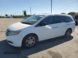 2012 Honda Odyssey EX-L with VIN 5FNRL5H6XCB146495, listed as a Copart auction lot 50057005 with 314,661 mi miles and Clean Title. Bid and sale history available at carsss.com. Image 1.