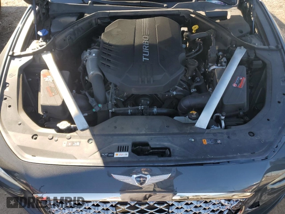 2019 Genesis G70 Dynamic with VIN KMTG34LE6KU015376, listed as a Copart auction lot 83714414 with 44,191 mi miles and Salvage Title. Bid and sale history available at DreamBid. Image 12.