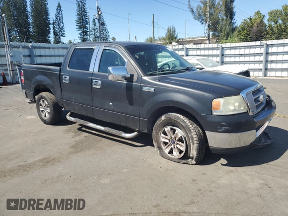 2005 Ford F-150 XLT with VIN 1FTRW12WX5KD67643, listed as a Copart auction lot 48332695 with 254,546 mi miles and Salvage Title. Bid and sale history available at carsss.com. Image 4.