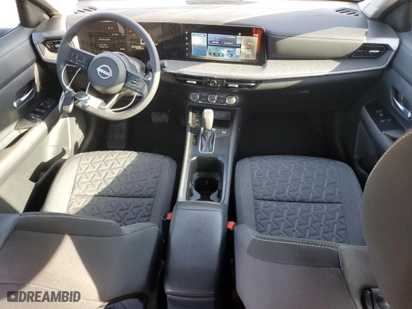 2025 Nissan Kicks SV with VIN 3N8AP6CA6SL306797, listed as a Copart auction lot 49414965 with 6,250 mi miles and Salvage Title. Bid and sale history available at carsss.com. Image 8.