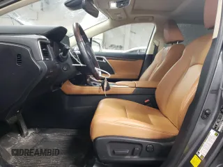 2021 Lexus RX with VIN 2T2HZMDAXMC307489, listed as a Copart auction lot 52098545 with 53,695 mi miles and Salvage Title. Bid and sale history available at carsss.com. Image 7.