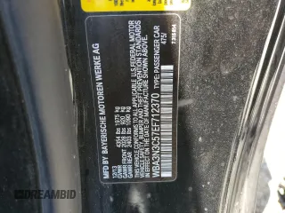 2014 BMW 4 Series 428i with VIN WBA3N3C57EF712370, listed as a Copart auction lot 63108215 with 151,779 mi miles and Salvage title. Bid and sale history available at DreamBid. Image 12.