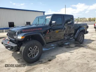 2024 Jeep Gladiator Mojave X z VIN 1C6JJTEG4RL120069, wystawiony jako Copart lot #53950405 z przebiegiem 4 107 mil mil oraz Szkoda całkowita • Salvage title. Historia ofert i sprzedaży dostępna na DreamBid. Obrazek 1.