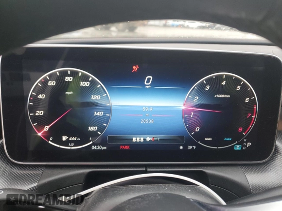 2023 Mercedes-Benz C 300 with VIN W1KAF4HB2PR079084, listed as a Copart auction lot 44204085 with 20,538 mi miles and Salvage Title. Bid and sale history available at DreamBid. Image 9.