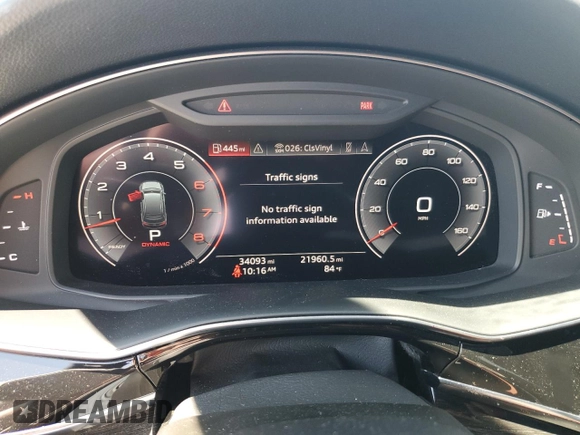 2020 Audi Q7 Prestige with VIN WA1VXAF71LD003878, listed as a Copart auction lot 60166025 with 34,093 mi miles and Salvage title. Bid and sale history available at DreamBid. Image 9.