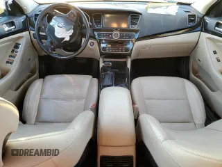 2014 Kia Cadenza Premium with VIN KNALN4D75E5129937, listed as a Copart auction lot 76095514 with 66,042 mi miles and Salvage Title. Bid and sale history available at carsss.com. Image 8.