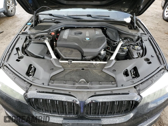 2019 BMW 5 Series 530i with VIN WBAJA5C52KWW13904, listed as a Copart auction lot 41502585 with 43,912 mi miles and Salvage Title. Bid and sale history available at DreamBid. Image 13.