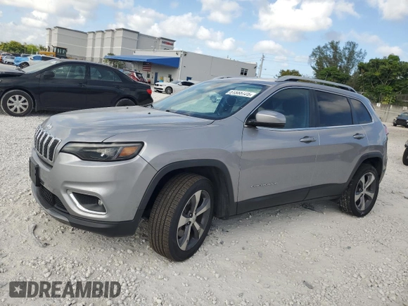 2020 Jeep Cherokee Limited with VIN 1C4PJLDB2LD577103, listed as a Copart auction lot 51555725 with 170,878 mi miles and Salvage title. Bid and sale history available at DreamBid. Image 1.