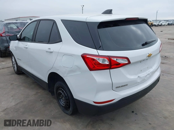 2020 Chevrolet Equinox LS with VIN 3GNAXHEV3LS716138, listed as a IAAI auction lot 41560566 with 87,671 mi miles. Bid and sale history available at carsss.com. Image 3.