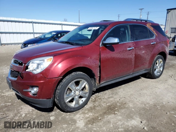 2011 Chevrolet Equinox LTZ with VIN 2CNFLGE57B6262053, listed as a Copart auction lot 49962125 with 195,468 mi miles and Non Repairable. Bid and sale history available at carsss.com. Image 1.