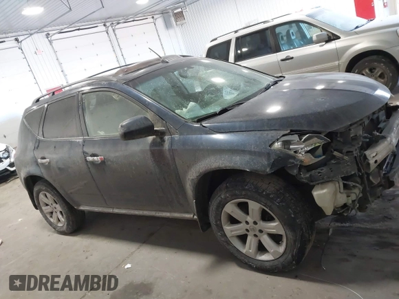 2006 Nissan Murano SL with VIN JN8AZ08W36W514065, listed as a IAAI auction lot 41335177 with 169,662 mi miles and . Bid and sale history available at DreamBid. Image 13.