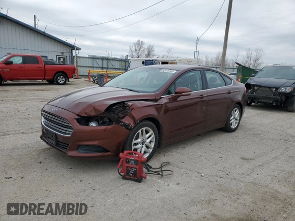 2015 Ford Fusion SE with VIN 3FA6P0HD9FR191235, listed as a Copart auction lot 50616085 with 108,042 mi miles and Salvage Title. Bid and sale history available at DreamBid. Image 1.