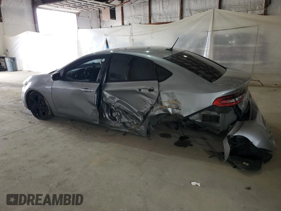 2015 Dodge Dart SXT with VIN 1C3CDFBB4FD112910, listed as a Copart auction lot 55922985 with 197,615 mi miles and Salvage title. Bid and sale history available at DreamBid. Image 2.