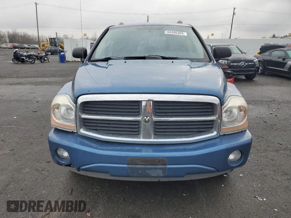 2005 Dodge Durango SLT z VIN 1D4HD48D25F532329, wystawiony jako Copart lot #44386305 z przebiegiem 149 100 mil mil oraz Szkoda całkowita • Salvage title. Historia ofert i sprzedaży dostępna na DreamBid. Obrazek 5.