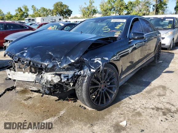 2011 Mercedes-Benz S S 550 with VIN WDDNG7BB9BA388468, listed as a Copart auction lot 43730595 with Not Provided miles and Non Repairable. Bid and sale history available at carsss.com. Image 1.