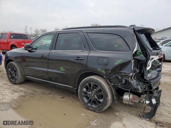 2021 Dodge Durango GT Plus with VIN 1C4RDJDG4MC546913, listed as a Copart auction lot 81802504 with 27,766 mi miles and Salvage Title. Bid and sale history available at carsss.com. Image 2.
