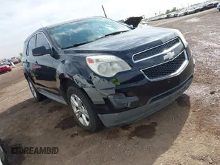 2013 Chevrolet Equinox LS with VIN 2GNALBEKXD6100287, listed as a IAAI auction lot 41896657 with 155,424 mi miles. Bid and sale history available at carsss.com. Image 1.