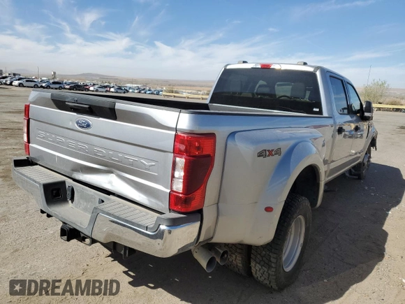 2021 Ford F-350 XL with VIN 1FT8W3DT9MED43311, listed as a Copart auction lot 50926585 with 18,790 mi miles and Salvage title. Bid and sale history available at DreamBid. Image 3.