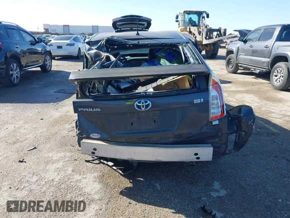 2013 Toyota Prius One with VIN JTDKN3DU8D5581720, listed as a IAAI auction lot 41710581 with 119,696 mi miles. Bid and sale history available at carsss.com. Image 16.