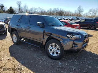 2022 Toyota 4Runner SR5 with VIN JTEEU5JR3N5259849, listed as a Copart auction lot 87725055 with 63,210 mi miles and Salvage Title. Bid and sale history available at carsss.com. Image 4.