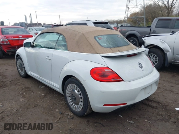 2015 Volkswagen Beetle 1.8T w/Tech with VIN 3VW517AT3FM805868, listed as a IAAI auction lot 40886820 with 113,380 mi miles and . Bid and sale history available at DreamBid. Image 3.